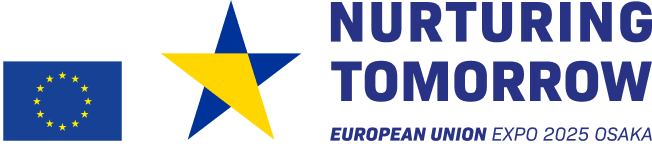 Nurturing tomorrow - European Union, Expo 2025 Osaka logo