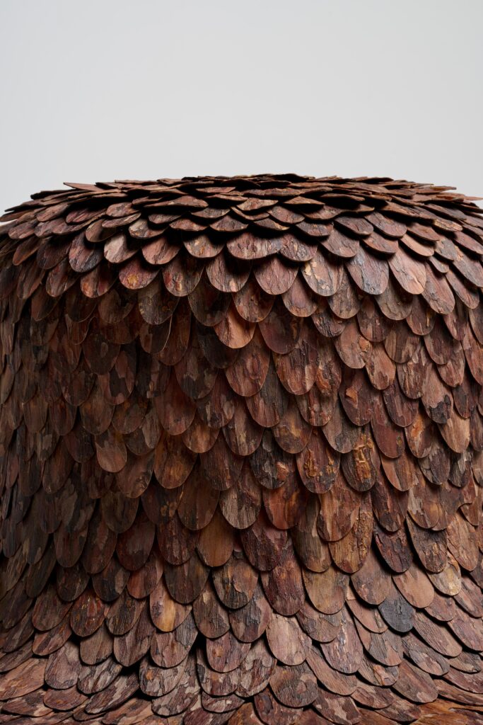 Pineskins Pouf by Studio Sarmite Photographer Anna Dave